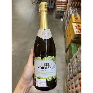 Sparking White Grape ( Bel Normade Brand ) 750 Ml. น้ำองุ่นขาว จากน้ำองุ่นขาวเข้มข้น 99% อัดก๊าซ ( ตรา เบล นอร์มังดี ) สปาร์คลิ่ง ไวท์ เกรพ