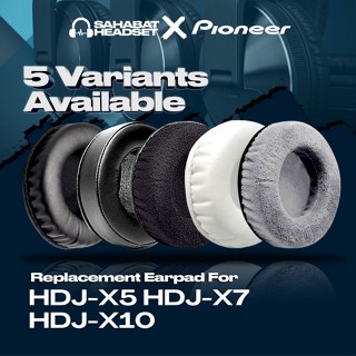 แผ่นรองหูฟัง Earpad Earcup Pioneer HDJ-X5 HDJ-X7 HDJ-X10 แผ่…