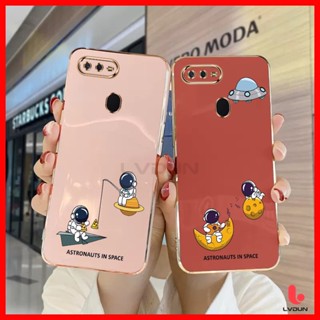 เคส OPPO F9 A5S A12 A7 F11 F11 Pro A3S A1K A83 Astronaut Soft Case 2B-XQ