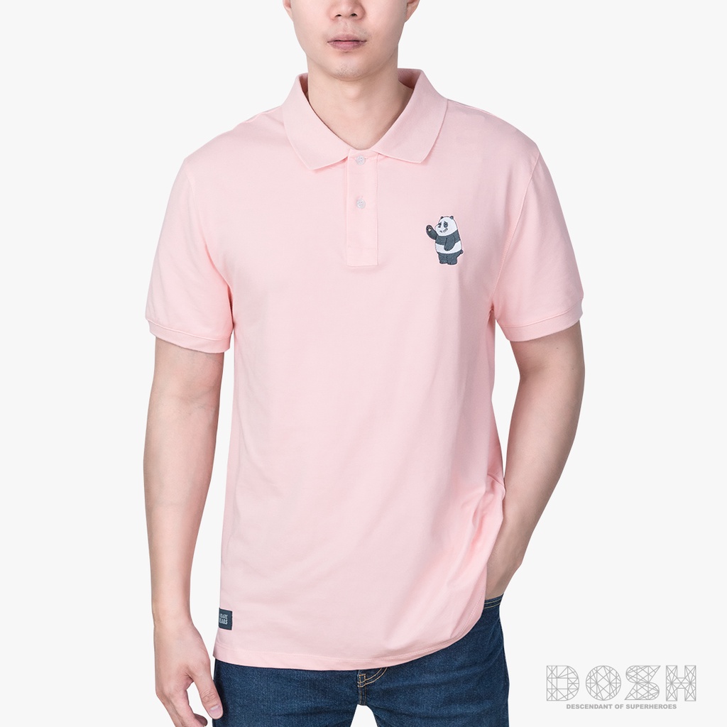 DOSH MEN'S POLO SHIRT'S WE BARE BEARS เสื้อโปโล XS-2XL 9DBBMP5002-PI