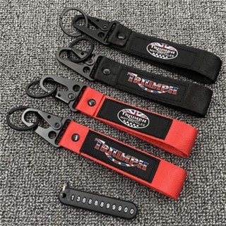 Triumph key chain TIGER SPORT 850 900GT 765 TRIDENT 660 STREET TRIPLE R SPEED TRIPLE 1200RS STREET SCRAMBLER T120 T100 BOBBER modification key belt