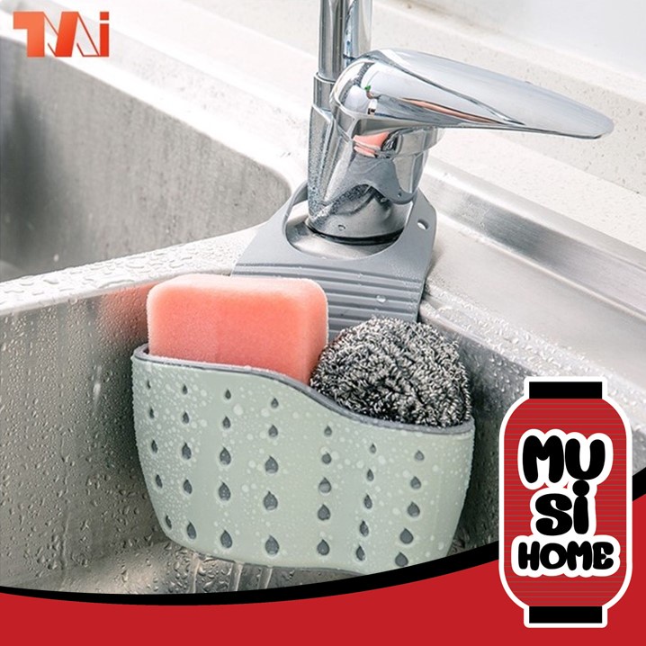 MUSI.HOME【ราคาถูก】C189  ที่วางฟองน้ำ ที่วางสบู่ ที่ใส่ฟองน้ำล้างจาน ตะแกรงวางฟองน้ำ อย่างดี ฟองน้ำ อ่างล้างจาน