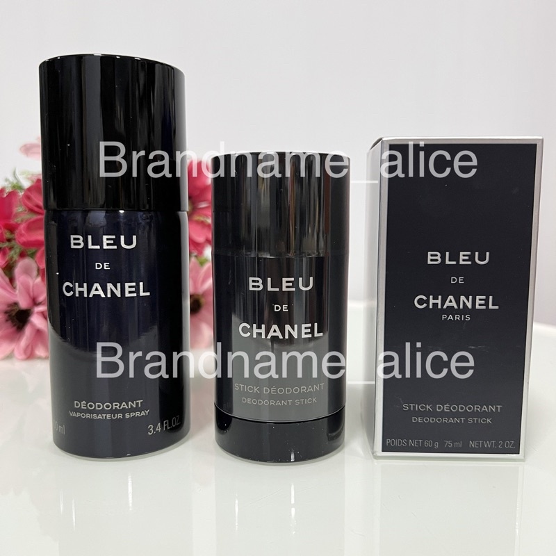 แท้  Chanel bleu de chanel deodorant spray & stick ระงับกลิ่นกาย สเปรย์,แท่ง