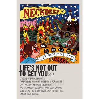 โปสเตอร์ปกคลุมอัลบั้ม Lifes Not Out To Get You - Neck Deep