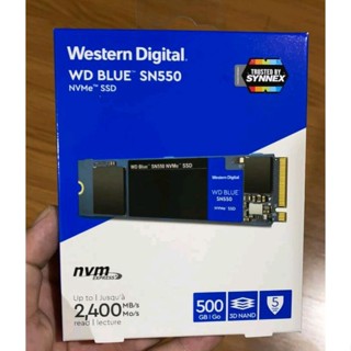 WD BLUE SN550 500GB SSD NVMe M.2 2280 (WDS500G2B0C) MS6-000113 Internal Solid State Drive