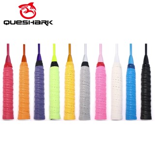 QUESHARK ไม้เทนนิส แบดมินตัน กันลื่น ดูดซับเหงื่อได้ดี 5 ชิ้น 10 ชิ้น 20 ชิ้น 30 ชิ้น