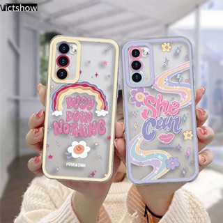 เคสโทรศัพท์มือถือแบบนิ่ม TPU ลายดวงอาทิตย์ สายรุ้งน่ารัก สําหรับ Samsung A03 A51 A32 A13 A52 A12 A23 A03S A10S A50 A20S J7 Prime A02S A20 A50S A10 A30S A52S A30 M12 M01S A125 A13 Life F12 M10S M40S A515F A207F M02S A025 F02S