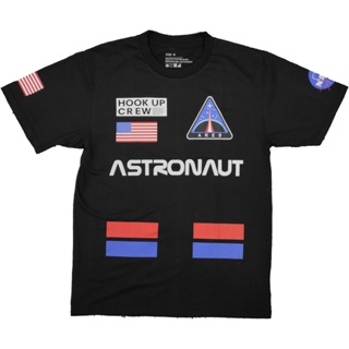 ⭐ NASA ⭐ astronaut เสื้อยืด คอกลม แขนสั้น แฟชั่น นาซ่า อวกาศ unisex MBGแนวโน้ม_45