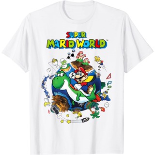 Super Mario World Yoshi &amp; Mario Around The World T-Shirt