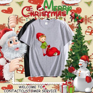 เสื้อผ้าคริสต์มาส เสื้อยืด เสื้อวินเทจผญ เสื้อ Christmas เสื้อวันคริสต์มาส คริสมาสต์ ไม่ยืด ไม่ย้วย ไม่ต้องรีด 80