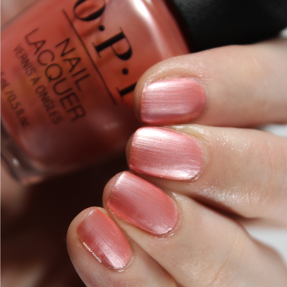 พร้อมส่ง OPI - Snowfalling for you ยาทาเล็บ สีชมพูอ่อนๆ มุกๆ สวยมากๆค่าา from Shine Bright Holiday C