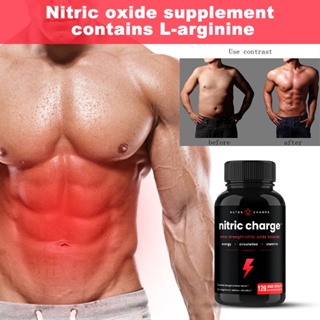 Nitric Oxide Booster, อาหารเสริมผู้ชาย Strength and Endurance (60/120 แคปซูล)