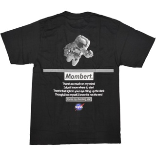 ⭐ NASA ⭐ เสื้อยืด คอกลม แขนสั้น แฟชั่น นาซ่า มนุษย์ อวกาศ mombert unisex MBGแนวโน้ม_21