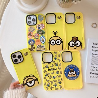 พร้อมส่ง เคสโทรศัพท์มือถือ ซิลิโคนนิ่ม TPU ใส กันกระแทก ลาย Minions Banana Sheer Yellow สําหรับ iPhone 14 Pro MAX 14 Plus 13 Pro MAX 12 Pro MAX 11 Pro MAX