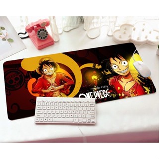 LUFFY แผ่นรอง คีย์บอร์ด รองคีย์บอร์ด keyboard ลาย LUFFY  ขนาด 30 x 70 cm แผ่นหนานุ่ม มียางกันลื่น ด้านใต้  BY MANOPNEST