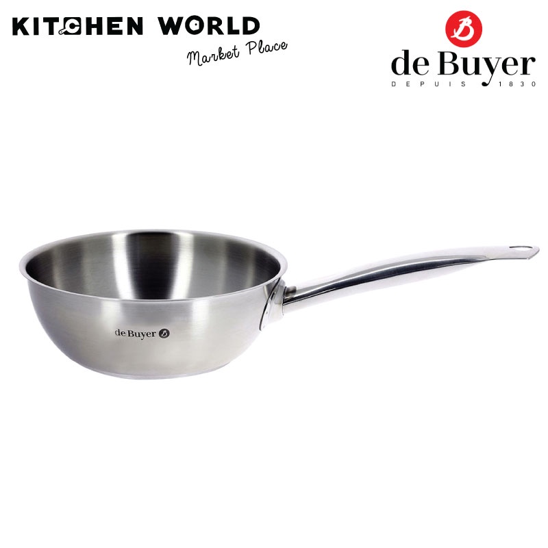 de Buyer 3503 Rounded Saute-Pan Prim''Appety / หม้อซอส