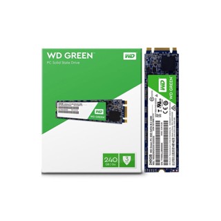 240 GB SSD (เอสเอสดี) WD GREEN SATA M.2 2280 (WDSSD240G2G0B) 3D