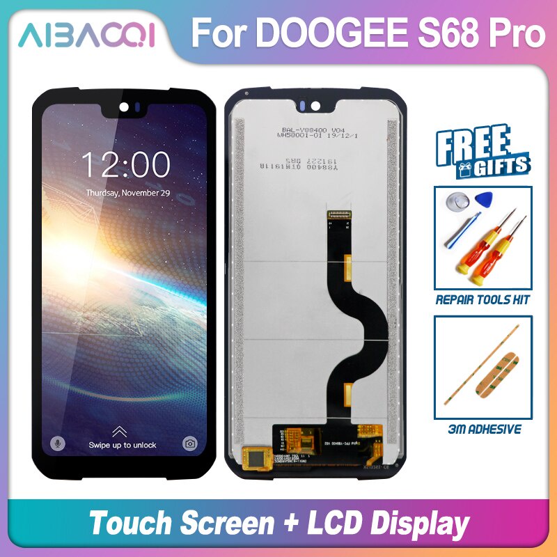 จอแสดงผล LCD หน้าจอสัมผัสใหม่สําหรับ Doogee S30 S55 S55 Lite S60 Lite S68 Pro