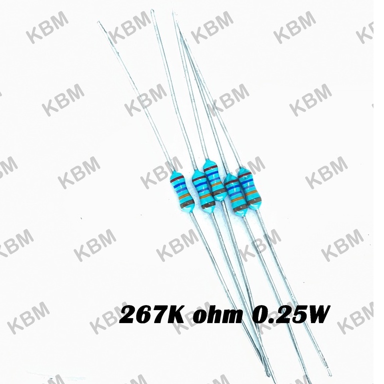 Resistor ตัวต้านทาน 267Kohm 0.25W 1% 270Kohm 0.25W 2W 300Kohm 0.25W 0.5W 1W 301Kohm 0.25W1%