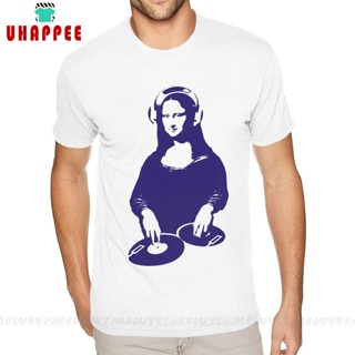 เสื้อยืด พิมพ์ลาย Mona Lisa น่ารัก สําหรับแฟนหนุ่ม