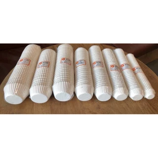 *พร้อมส่ง* กระทงกระดาษ ถ้วยกระดาษ ทรงจีบ (กระดาษไข) food grade ขนาดเบอร์ 1612 2216 2416 2616 2816 3217 3218 3219 3220