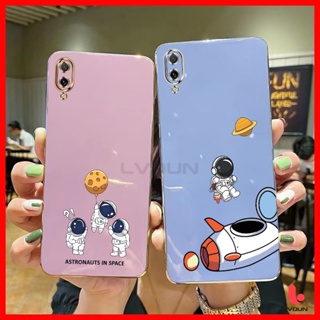 เคส Vivo Y91C V11 V11i Y91 Y91i Y93 Y95 V9 Y85 V7+ Y79 V7 Plus V5 V5S Y66 Y65 Y67 Astronaut Soft Case 2B-XQ