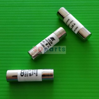 ฟิวส์ gG gL NH Fuse เซรามิค ตู้ไฟ ตู้คอนโทรล R015 Ceramic Fuse 10x38mm 500Vac 2A ถึง 32A #C10x38-gL (1 ตัว)