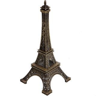 [B_398] 15cm Home Decoration Romantic Eiffel Tower Metallic Figurines Decor