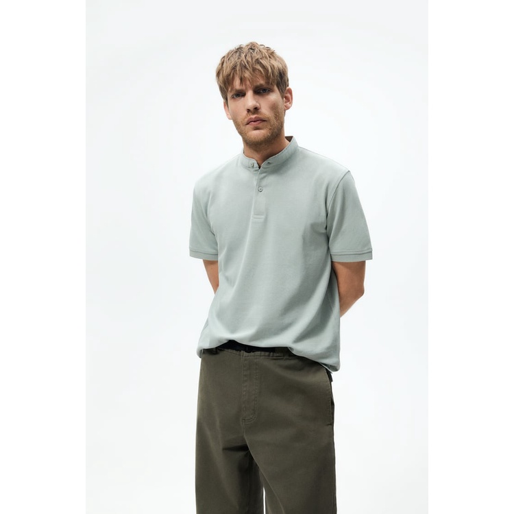 Zara Men Shanghai Collar Polo