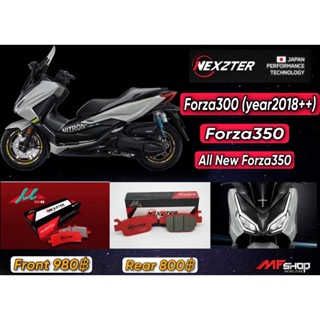 ผ้าเบรค หน้า/หลัง NEXZTER สำหรับ Honda Forza 300,350,ADV350