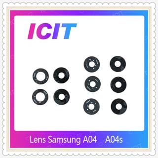 Lens Samsumg A04 อะไหล่เลนกล้อง กระจกเลนส์กล้อง กระจกกล้องหลัง Camera Lens (ได้1ชุดค่ะ) ICIT-Display