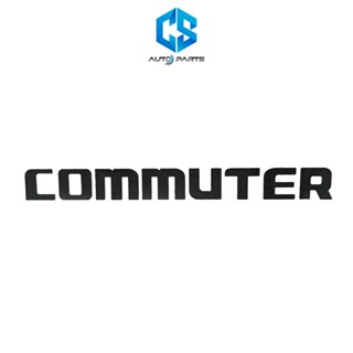 สติ๊กเกอร์ COMMUTER ติดฝาท้าย TOYOTA E-CO COMMUTER ติดฝาท้าย