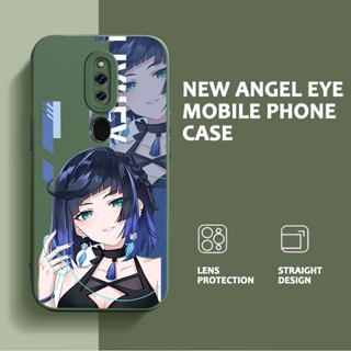 เคสโทรศัพท์มือถือ TPU นิ่ม กันกระแทก ป้องกันเลนส์กล้อง ลาย Angel Eyes สําหรับ OPPO F11 Pro Genshin Impact