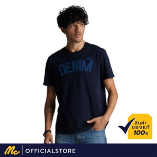 Mc Jeans เสื้อยืดผู้ชาย  MTTZ389  แขนสั้น สีกรมท่า MC ADVENTUREเสื้อยืดอินเทรนด์_02