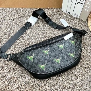 COACH LEAGUE BELT BAG IN SIGNATURE WITH REXY PRINT