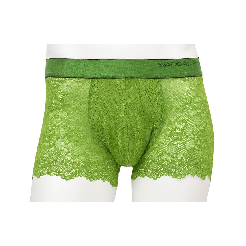 Wacoal Men Lace Underwear กางเกงในผู้ชายลายลูกไม้ยี่ห้อวาโก้ใหม่ Size M สีเขียว ขนาด 76~84cm
