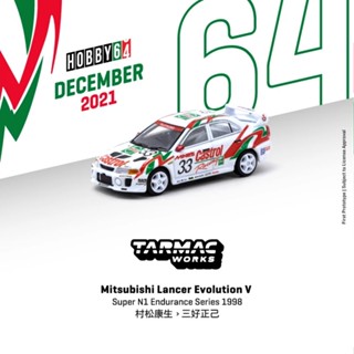 Tarmac Works 1/64 HOBBY64 Mitsubishi Lancer Evolution V Super N1 Endurance Series 1998