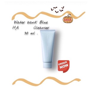 เจลล้างหน้า Water bank Blue  Cleanser Gel  30 ml.