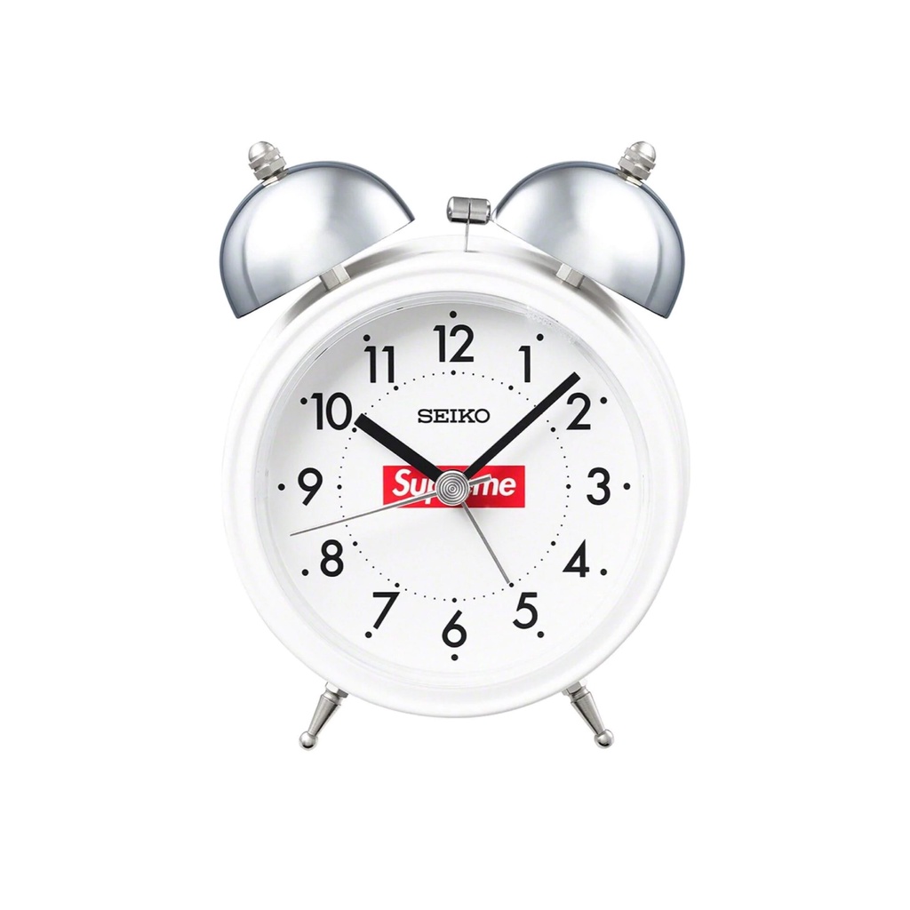 Supreme Seiko Alarm Clock WHITE