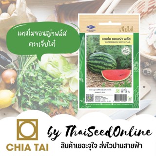 ผลิตภัณฑ์ใหม่ เมล็ดพันธุ์ เมล็ดพันธุ์ แตงโมลูกผสมซอนญ่าพลัส 40 เมล็ด ตราเจียไต๋ B5iu คละ สวนครัว/มะเขือ NBFJ