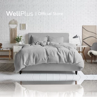 WellPlus ชุดที่นอน Veritas ใหม่นุ่มมาก ชุดผ้าปูที่นอน 6 ฟุต 5 ฟุต 5 ชิ้น + ผ้านวม 100"x90" *(เซ็ตผ้าปูเย็นไม่มีผ้านวม)*