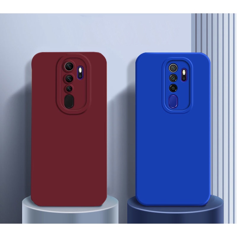 Oppo A9 A5 A31 A2020 F11 Pro Reno 2 2F 4F 5F Square กันชนป้องกันกล้อง Soft TPU Case Cover