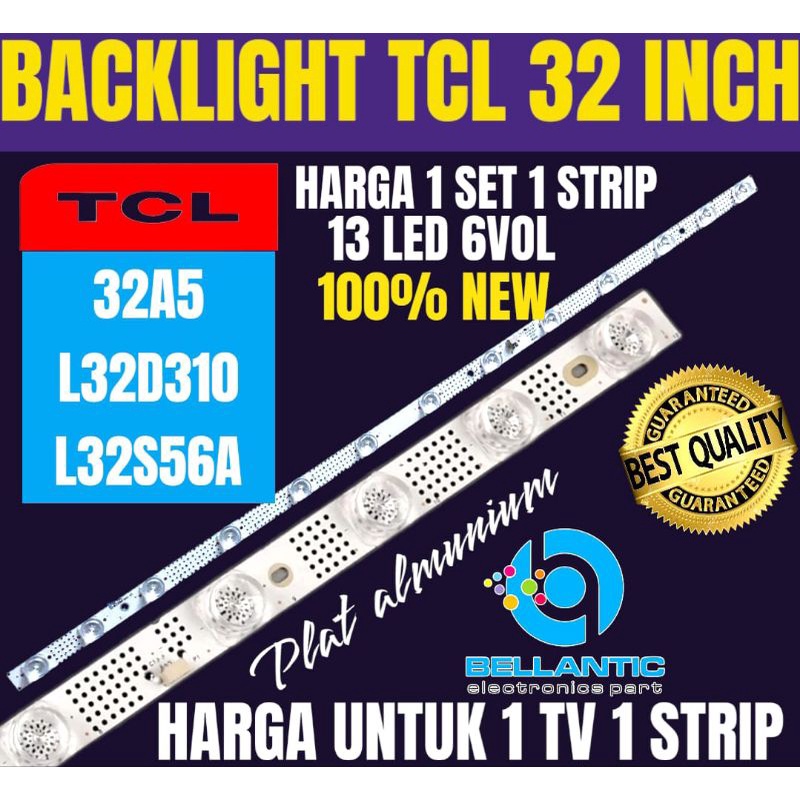 ไฟ LED TV 32 นิ้ว TCL 32A5-L32D310-L32S65A ไฟ LED TV 32 นิ้ว