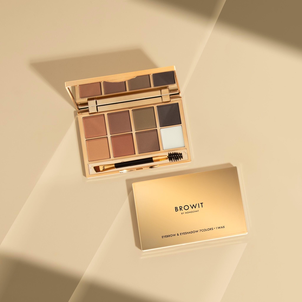 Eyebrow & Eyeshadow 7 Colors + 1 Wax