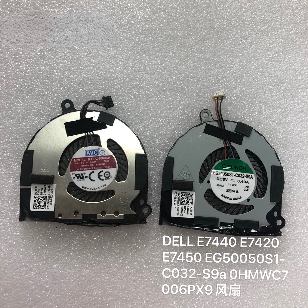 1 ชิ้น DELL E7440 E7420 E7450 EG50050S1-C032-S9a 0HMWC7 006PX9 พัดลม