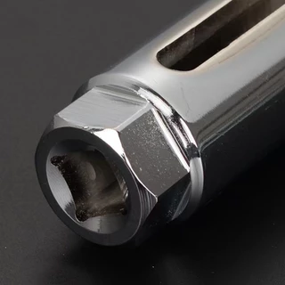 ลูกบล็อกขันเซนเซอร์​ O2​ ขนาด 22mm 1/2 สีเงิน