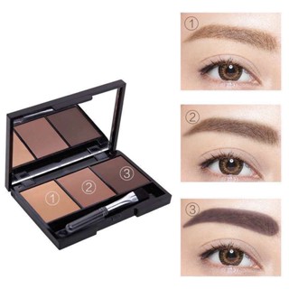 S988 Powder Eyebrow  คิ้วฝุ่นอัดแข็งตลับน่ารัก  เนื้อดี​ติดทนนาน ​พาเลทตกแต่งคิ้ว พร้อมส่ง