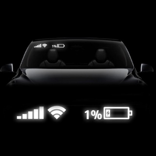 Timehebay สติกเกอร์ไวนิล WiFi สําหรับติดตกแต่งกระจกรถยนต์ โทรศัพท์มือถือ