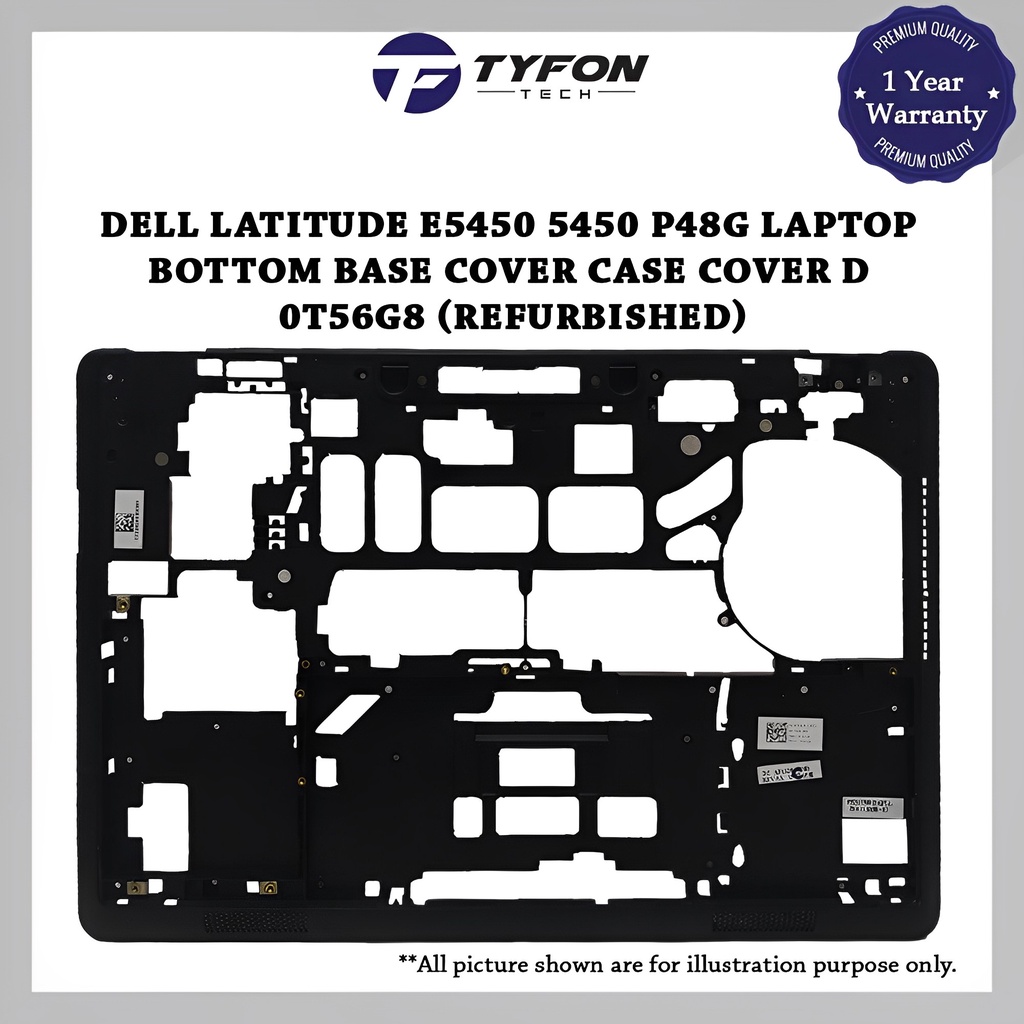Dell Latitude E5450 5450 P48G แล็ปท็อปฐานด้านล่างฝาครอบกรณี D AP13D000C00 0N5W8M 0T56G8 (ตกแต่งใหม่)