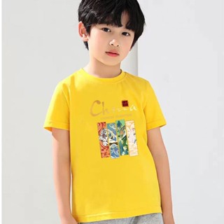 **ปลีก-ส่ง** K-2299-SHORT  /7สี/ เสื้อยืดแขนสั้นเด็กลายการ์ตูนน่ารัก ผ้านุ่มใส่สบาย ลายเยอะ สีครบ ไซส์ครบ